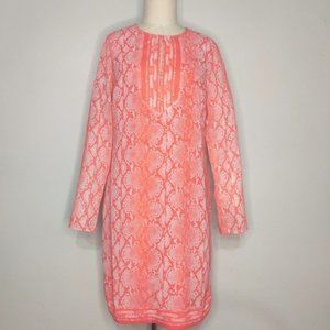 Michael Kors Snake Tunic Coral Dress